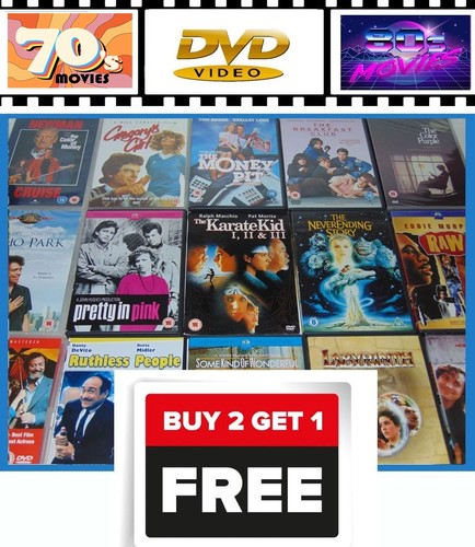 70s and 80s dvd - 80s, movies
